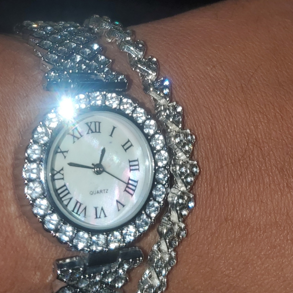 Sparkling watch and Bracelet
